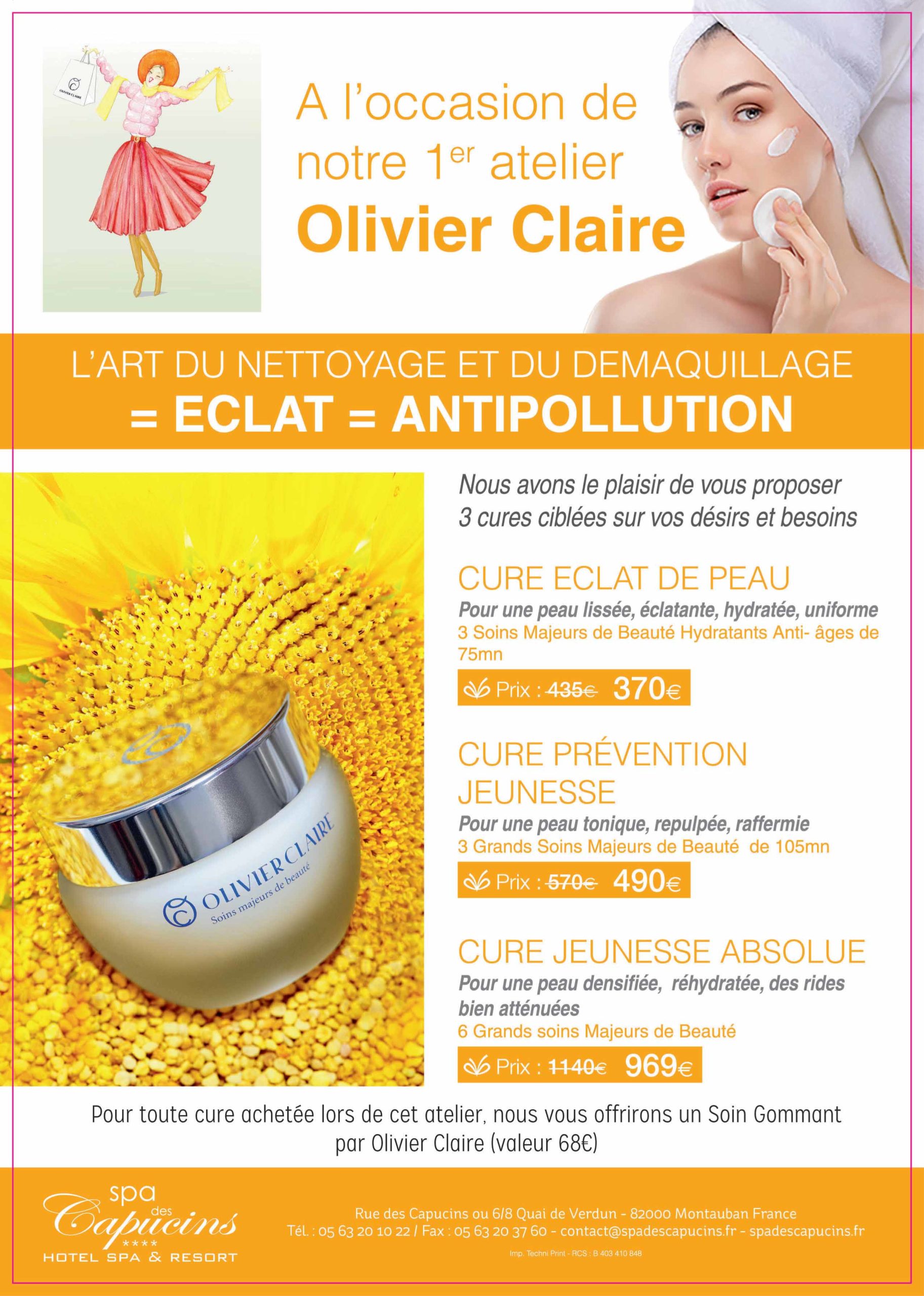 00000 SPA DES CAPUCINS - aff A4 Olivier Claire OLIVIER CLAIRE SPA DES CAPUCINS